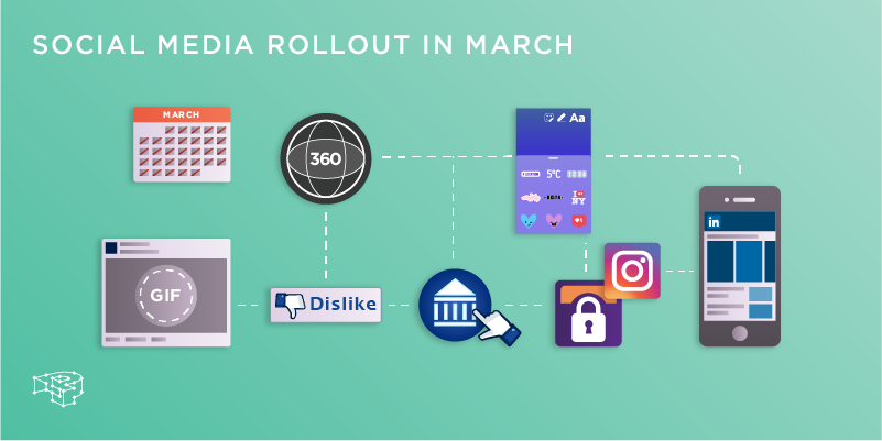 social media rollout in march