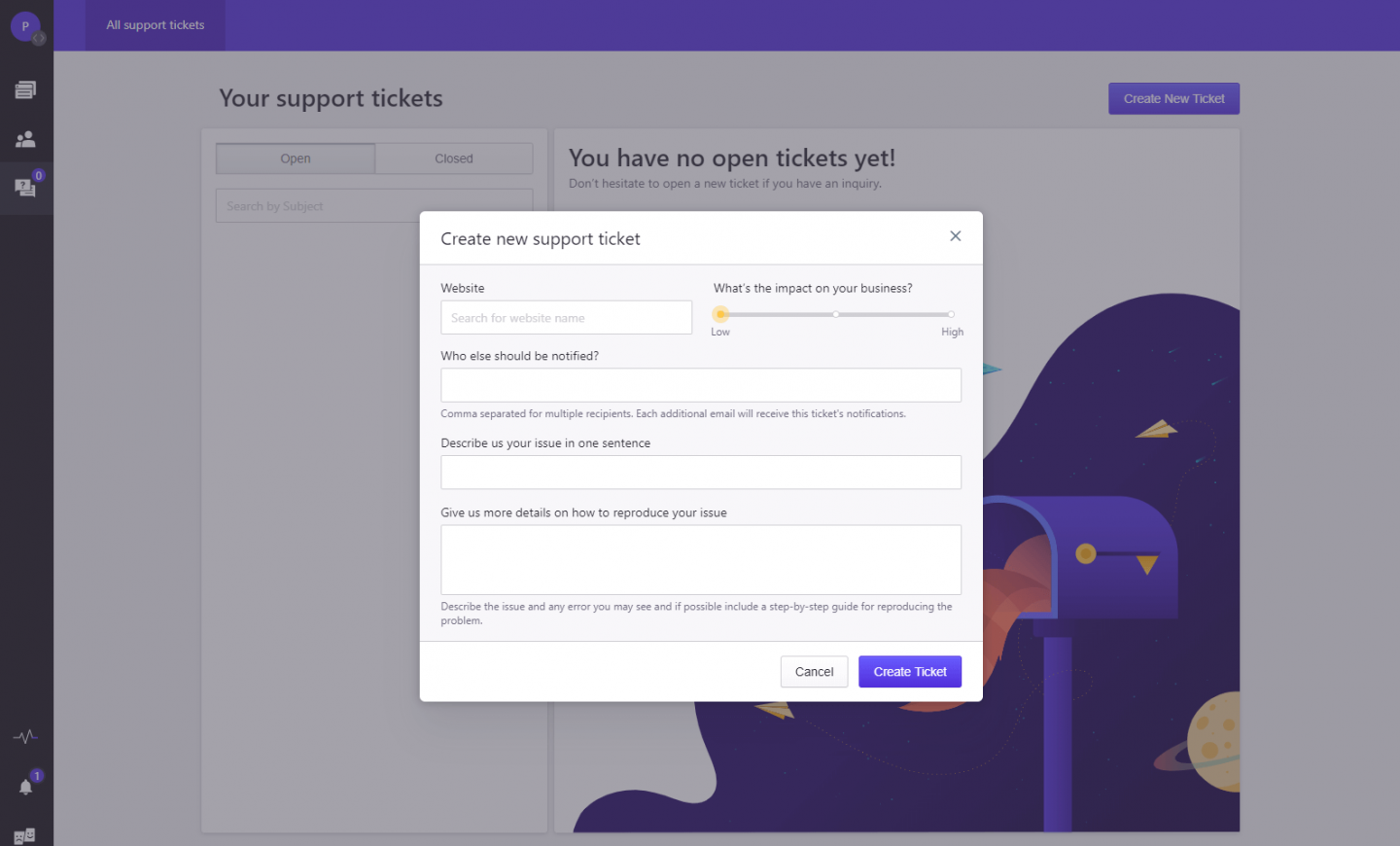 Support Tickets