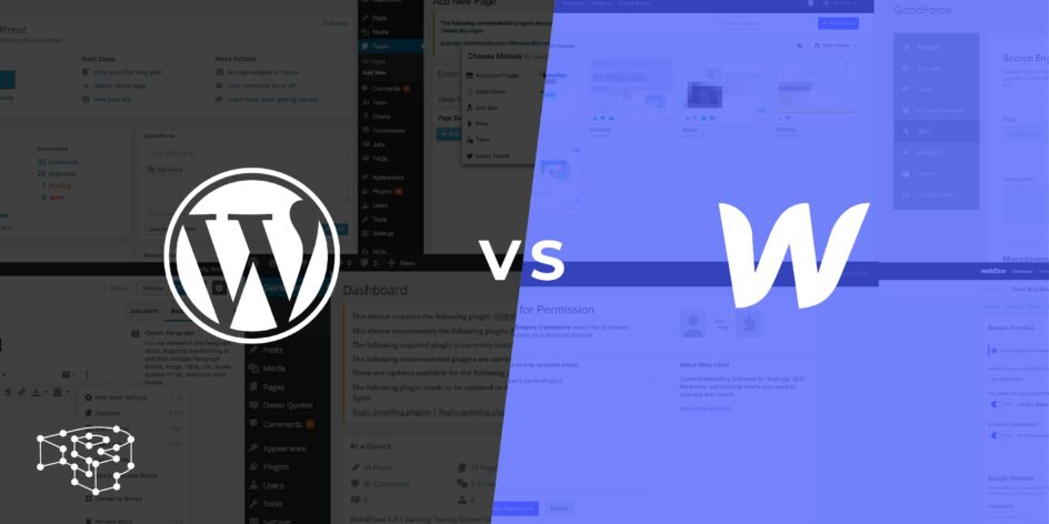 Image for WordPress vs Webflow