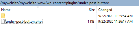 My custom plugin - plugin main file