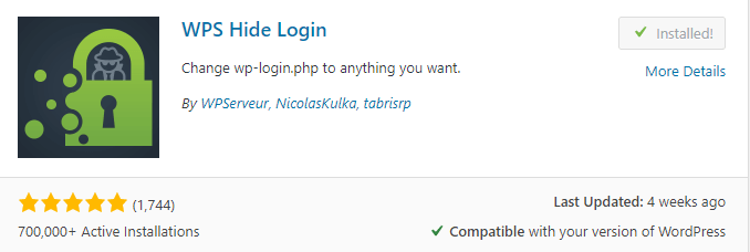 WPS Hide Login