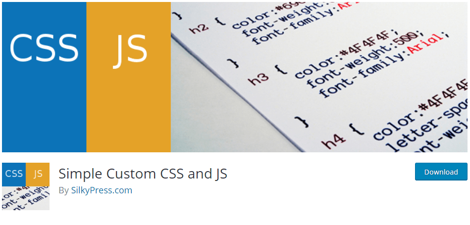 Custom WordPress Website - CSS Plugins - Simple Custom CSS & JS
