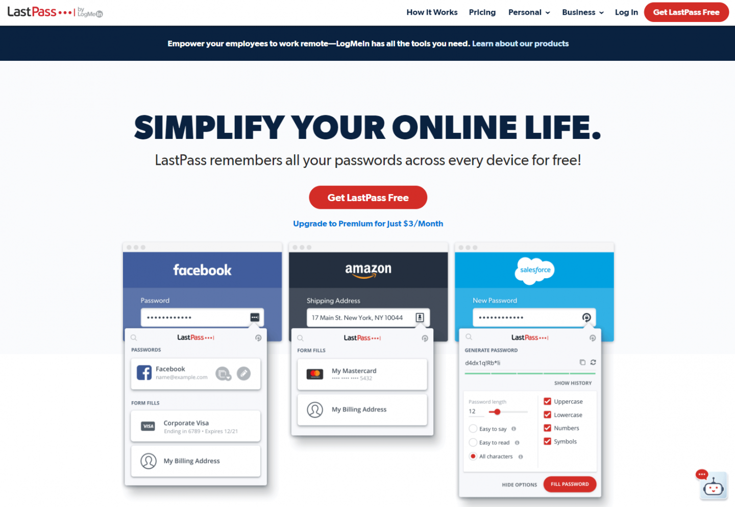 lastpass free account