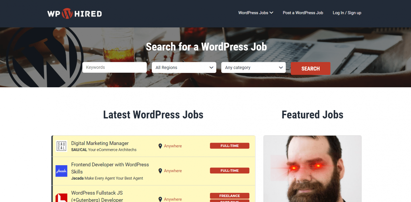 Find WordPress experts on WPhired