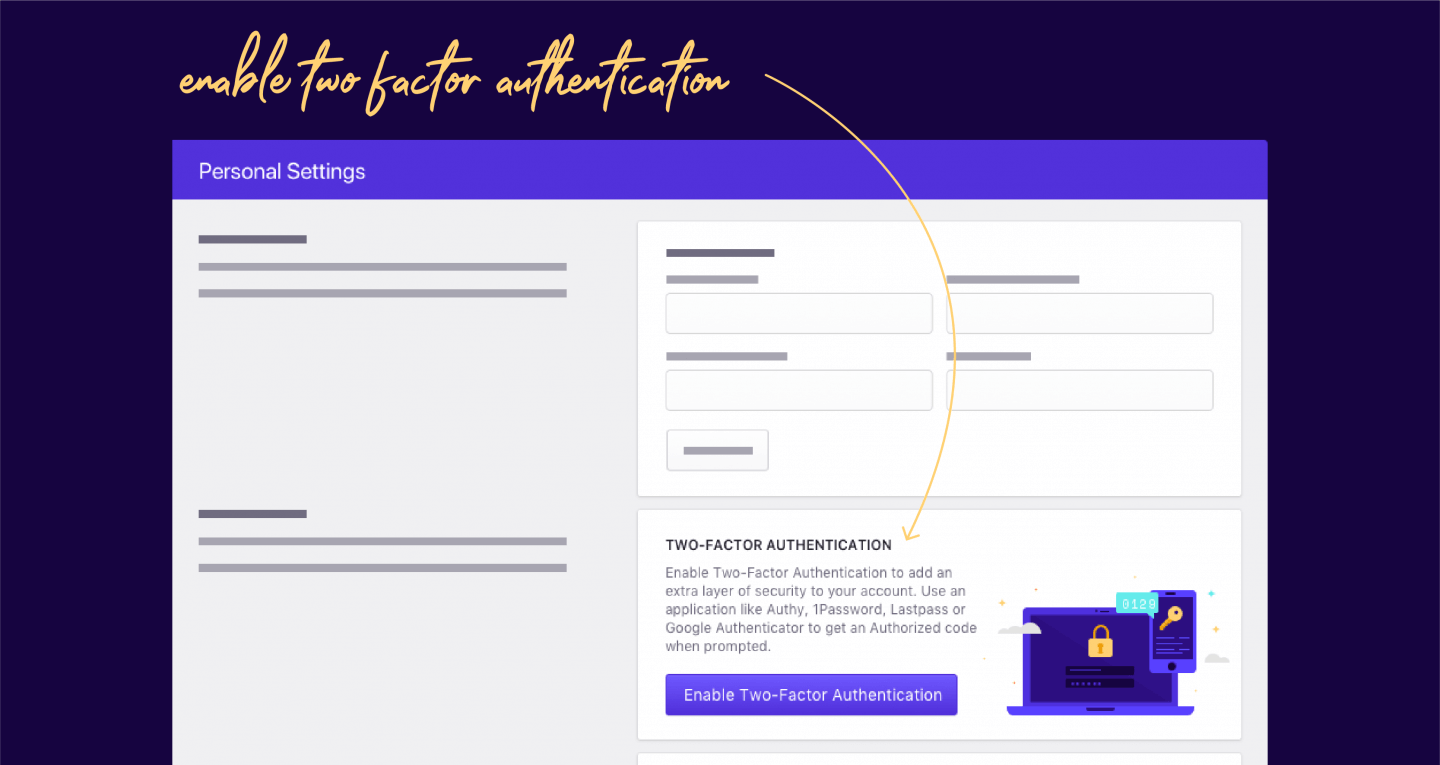 Pressidium Two Factor Authentication