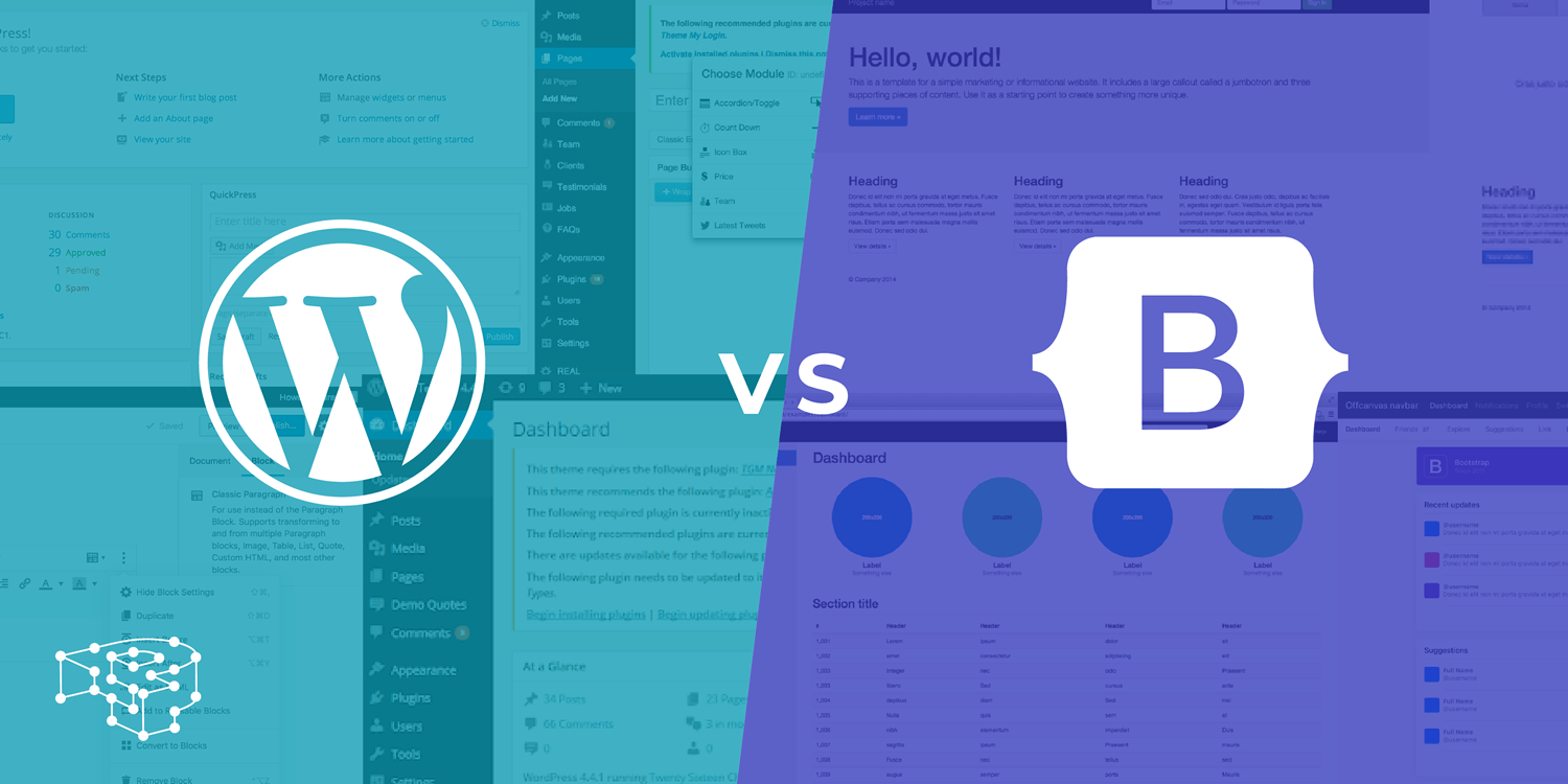 Image for WordPress or Bootstrap: Which Tool to Choose to Build a Website?