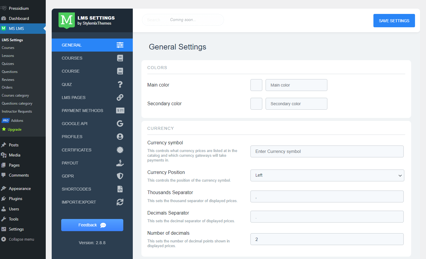 Masterstudy LMS Vs LearnPress - masterstudy lms ui