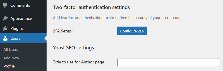 How to Include Two-Factor Authentication (2FA) to WordPress