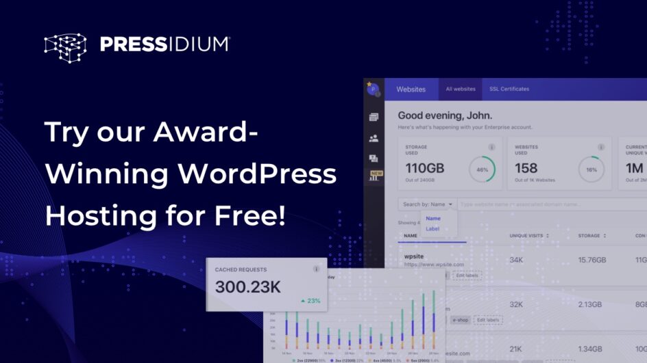 Image for Try Pressidium WordPress Hosting FREE for 14 days!
