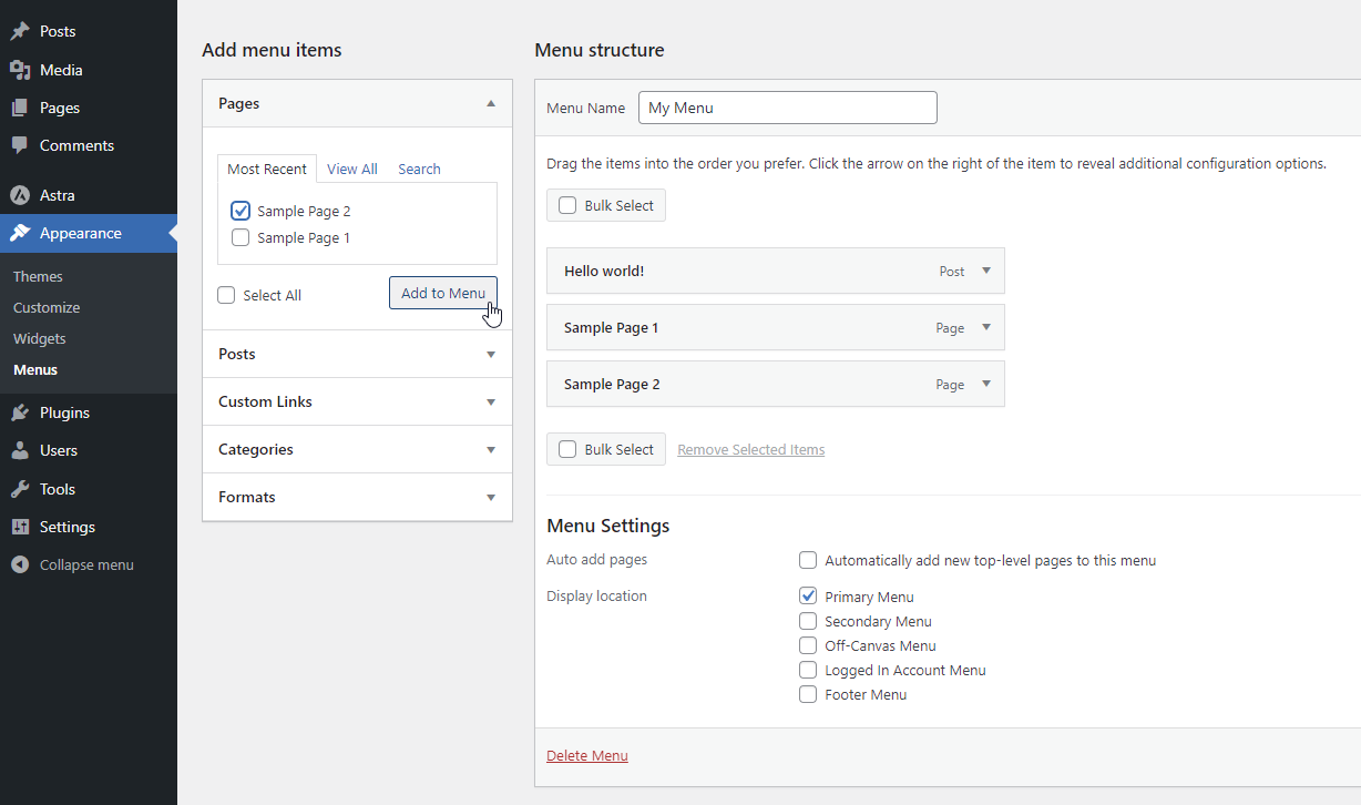 The Wordpress Navigation Menu How It Works Pressidium® Managed Wordpress Hosting 6474