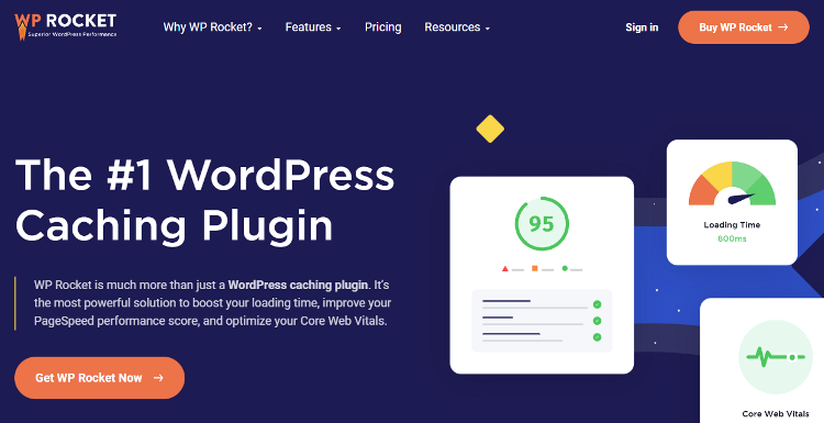 WordPress CDN Plugins: WP Rocket