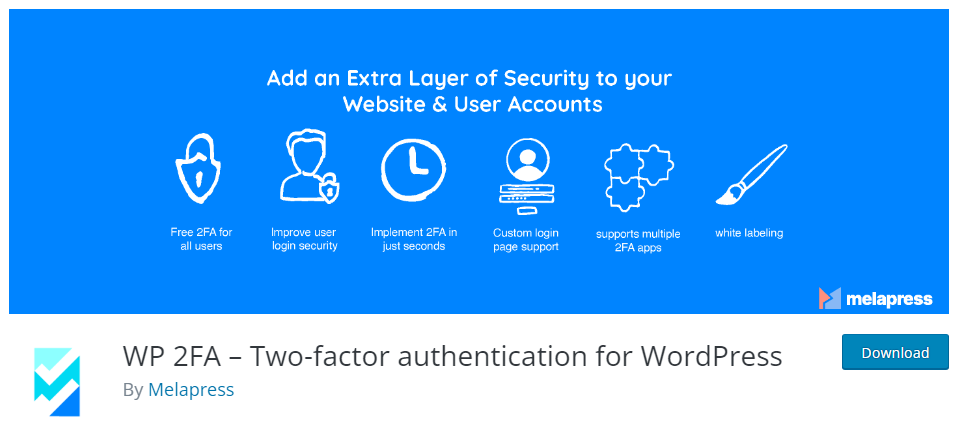 WP 2FA - Two-factor authentication from Melapress