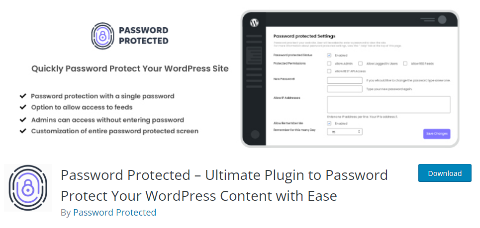 How to Set Up Password Protected Site Areas in WordPress